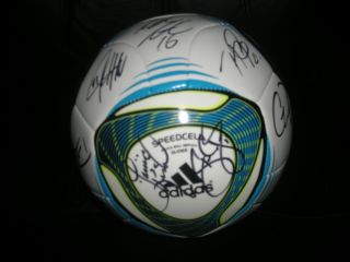 Houston Dynamo MLS Team Autographed Soccer Ball 2011 Proof COA