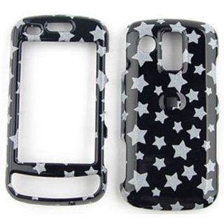 Samsung Rogue u960 Glitter Stars on Black Hard Case/Cover