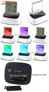  Glowing Digital Music Wake Up LCD Date Temperature Alarm Clock