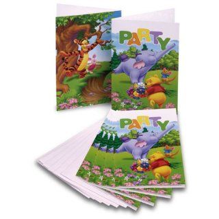 Party2U Winnie Licious Invitations (Pack Of 6) Toys