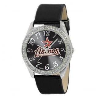 Houston Astros MLB Baseball Wrist Watch Wristwatch Women Crystal Stone