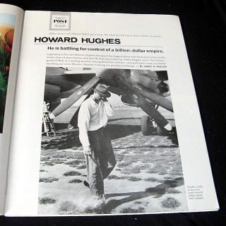 Howard Hughes 1963 Career Pictorial Billion Dollar Empire Spruce GOOSE