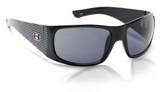 New Hoven Ritz Sunglasses Black Sinatra Frame Grey Lens