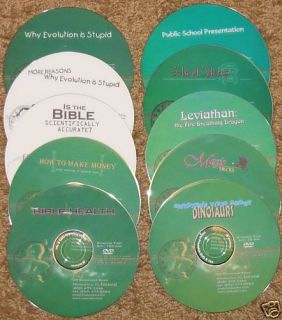 Book Free Kent Hovind Topical DVDs 10 Piece Lot New