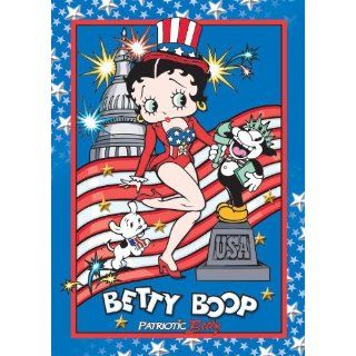 Betty Boop Fleece Throw Patriotic Betty (DN J119) Home