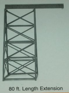 80 foot TALL TOWER EXTENTION SECTION   STEEL LONG VIADUCT BRIDGE   Kit