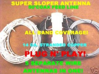Super Sloper All Band Shortwave Antenna Hear The Weak Ones