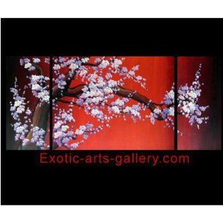 Abstract Art Asian Feng Shui Cherry Blossom Flower