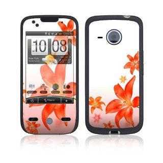 Flying Flowers Protective Skin Cover Decal Sticker for HTC