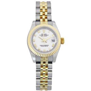 Rolex Datejust White Roman Dial Jubilee Bracelet Two Tone Ladies Watch