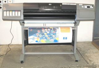 HP DesignJet 5500ps Wide Format Printer Plotter Color