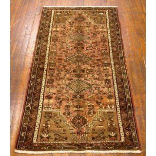 3x6 Hand Knotted Khamseh Persian Rug   67x34 Home