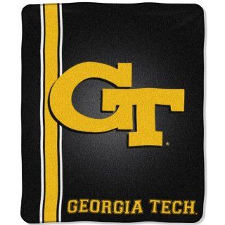 Georgia Tech Yellow Jackets Jersey Mesh Raschel Blanket