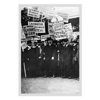 Clothing Workers Strike Wall Decal 18 x 24 in (Without