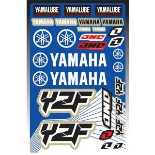 One Industries Yamaha YZF Decal Sheet Dirt Bike Motorcycle Graphic Kit