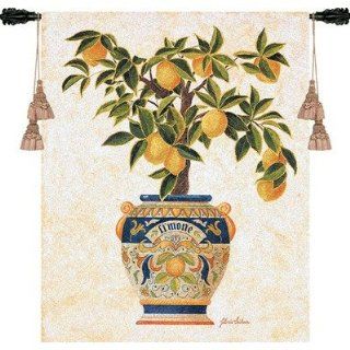 Lemon Tree Tapestry Style Feather Black 44   101