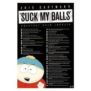 South Park Poster Eric Cartman Greatest Insults Southpark