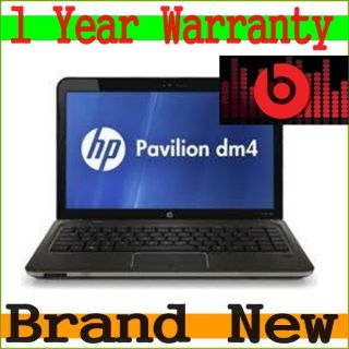 New HP Pavilion dm4t DM4 14 1 Laptop i7 Quad 6GB 640GB Laptop Beats