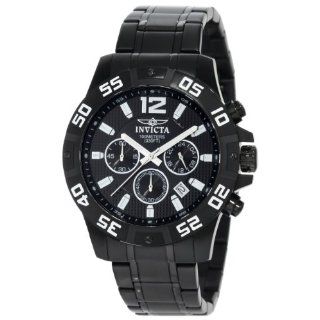 Invicta Mens 1505 Chronograph Black Ion Plated Stainless Steel Watch