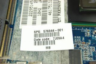576944 001 HP Pavilion DV4 1500 Series Intel CPU Motherboard