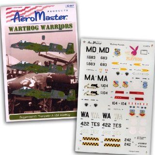 A 10 Warthog Warriors 104, 131 TFS (1/32 decals) Toys