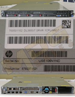 HP PROLIANT DL360 G7 SERVER 2.40GHZ E5620 12GB DDR3 3* 146GB 10K SAS