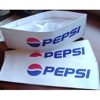 100 Pepsi Cola Paper Soda Jerk Party Hats Food Servers Cap