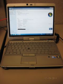 HP EliteBook 2740p Touchscreen Tablet PC with Sheet Battery