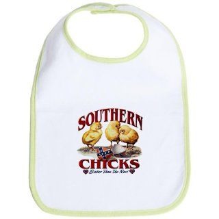 Baby Bib Kiwi Rebel Flag Southern Chicks Better Than the