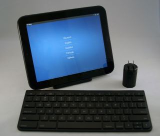 HP Touchpad 32GB Case Wireless Charging Dock Bluetooth Keyboard Bundle