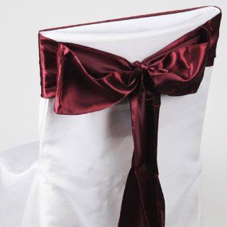  Satin Chair Sash 6 inches x 106 inches   Pack of 10