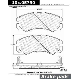 Centric Parts 107.05790 107 Series Axxis Deluxe Plus Brake Pad