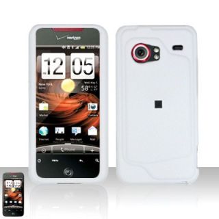 HTC Droid Incredible 6300 White Hard Case Phone Cover