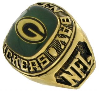 Football Offical NFL Ring Green Bay Packers Sz 10 5