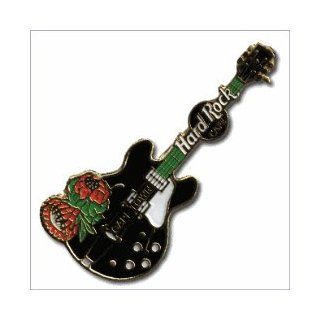 Hard Rock Cafe Pin 105 Cape Town Black Guitar Everything