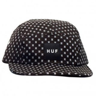 HUF Monogram H Volley Cap Hat Black Cool True Free Retro SB
