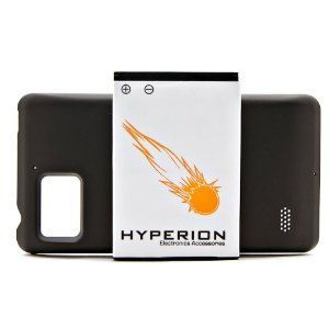 Hyperion Motorola Droid Bionic 4G 4000mAh Extended Battery Back Cover