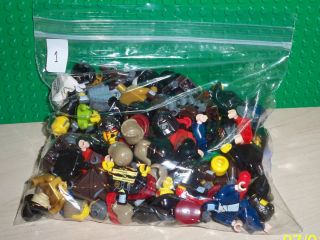 Huge LEGO Minifig Minifigure Parts Pieces Lot 100 Star Wars Castle