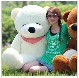 Giant 63 Big Plush Sleepy Teddy Bear Huge Soft Toy 3Color Can Be