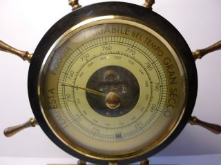 Antique German Huger SHIP Barometer 1950`S