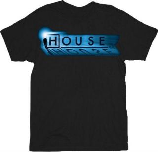  House M D Flare Logo Hugh Laurie Adult Mens T Shirt M L XL XXL