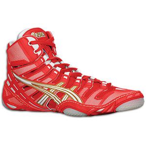 ASICS® Omniflex Pursuit   Mens   Wrestling   Shoes   Red/White