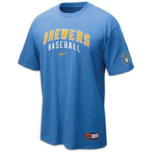 Nike Practice T Shirt 11   Mens   Baseball   Fan Gear   Brewers