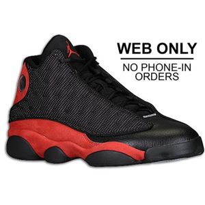 Jordan Retro 13   Mens   Basketball   Shoes   Black/Varsity Red/White