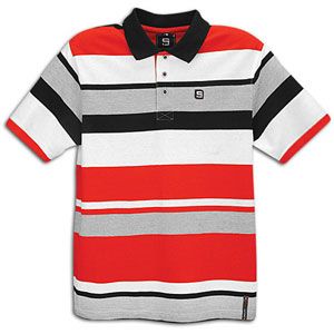 Southpole Stripe Polo   Mens   Casual   Clothing   Red