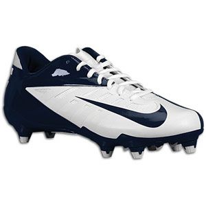 Nike Vapor Pro Low D   Mens   Football   Shoes   White/Midnight Navy
