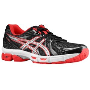 ASICS® Gel   Exalt   Mens   Running   Shoes   Black/Silver/Red