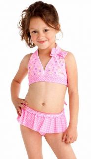 New Girls Boutique Gossip Girl Hula Star Sz 3T Neon Pink Swimsuit