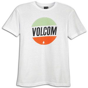 Volcom Burger S/S T Shirt   Mens   Casual   Clothing   White