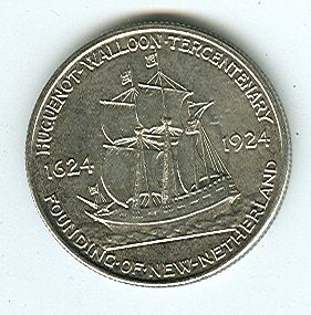 50¢ Huguenot Walloon Silver Commemorative UNC